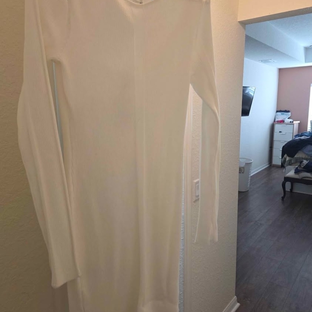 White Sweater Dress